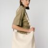 Margot Shopping Bag – Cream | Leather Twist