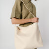 Margot Shopping Bag – Cream | Leather Twist - Image 6
