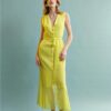 Amaya-button-sleeveless-yellow-dress