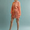 Bianca Viscose Mini Dress Peach | Ananke - Image 3