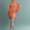 Bianca Viscose Mini Dress Peach | Ananke - Image 4