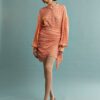 Bianca Viscose Mini Dress Peach | Ananke - Image 5