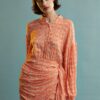 Bianca Viscose Mini Dress Peach | Ananke - Image 6