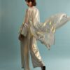 Priscilla Metallic Pant Gold | Ananke - Image 3