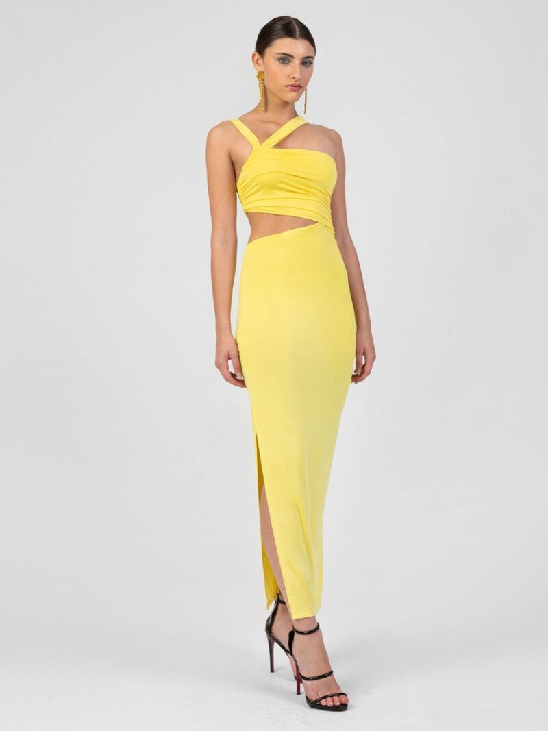 Chryssa-Midi-Dress-Yellow-Forever-Young