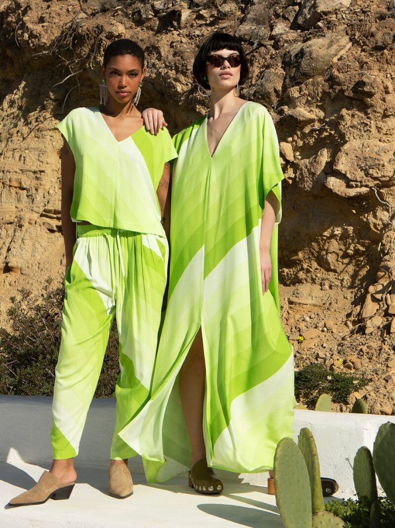 Kaftan Dress Green | Teem