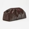 Dimi Textured Brown Clutch Bag | Leather Twist - Image 3