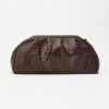 Dimi Textured Brown Clutch Bag | Leather Twist - Image 4