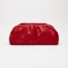Dimi Textured Red Clutch Bag | Leather Twist - Image 2