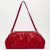 Dimi Textured Red Clutch Bag | Leather Twist - Image 4