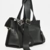 Iria Mini Bag Black | Leather Twist - Image 2