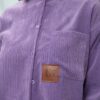 Oversized Corduroy Shirt Lilac | We Are Design - Image 2