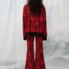 Oversized Printed Sweater Flowers Red | We Are Design - Image 4