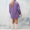 Oversized Corduroy Shirt Lilac | We Are Design - Image 5