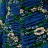 Ruched Jersey Dress Flowers Blue | We Are Design - Image 5