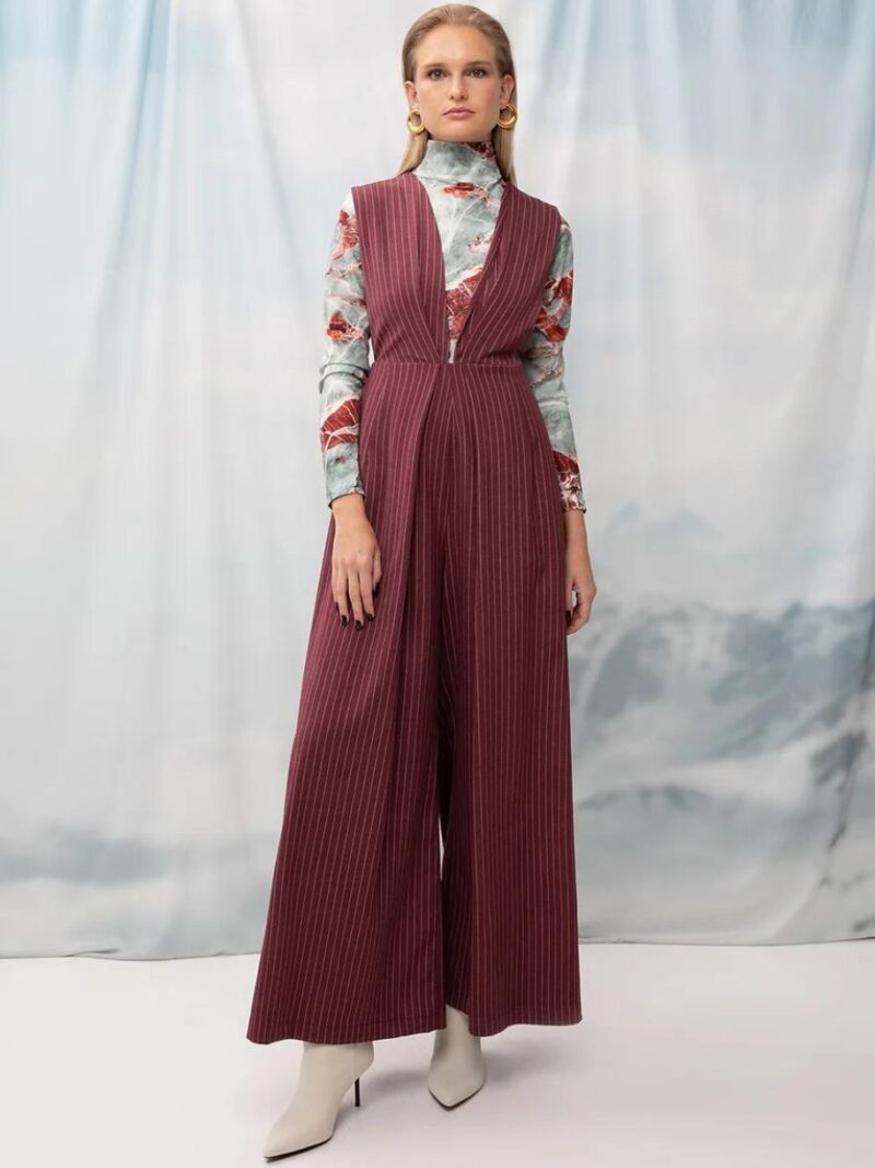 VEST-STYLE-JUMPSUIT-BURGUNDY-STRIPES-WE-ARE-DESIGN