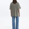 Irida Oversized T-Shirt Khaki | Sac & Co Jeans - Image 3