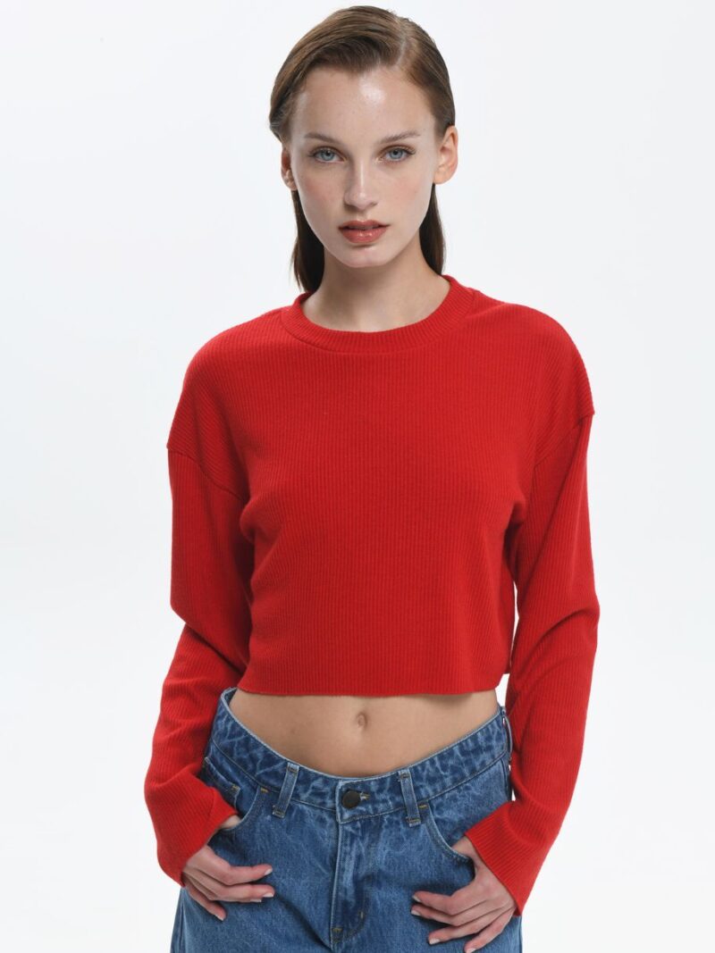 Gio Rip Top Red | Sac & Co Jeans