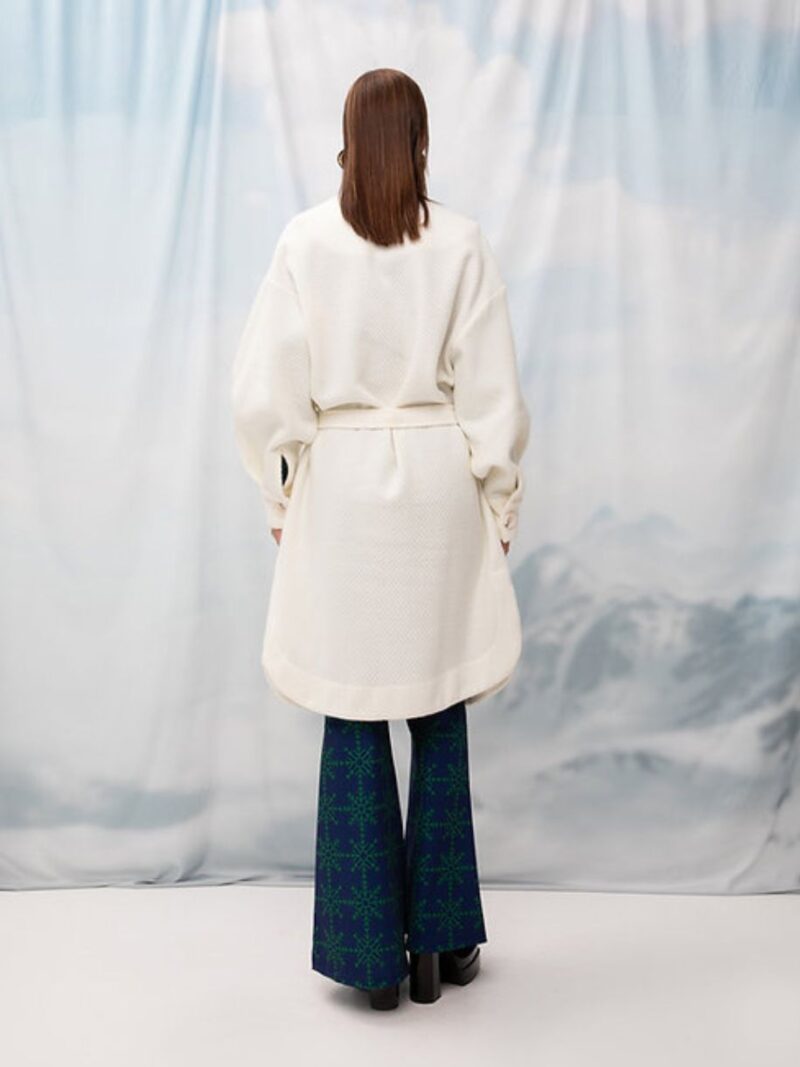 OVERSIZED SNOWBALL COAT IVORY WE ARE DESIGN