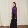 Violet Printed Gradient Purple Top | Ananke - Image 2