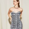 Alina cotton printed corset top | Ananke