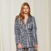 Alina Cotton Printed Blazer | Ananke