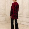 Merlot Knit Cardigan Red | Ciel Concept - Image 3