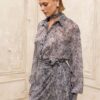 Unveiled Lace Shirt Grey | Ciel Concept