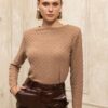 Posh knit top camel | Ciel Concept