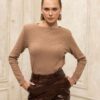 Posh knit top camel | Ciel Concept