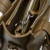 Iria Mini Bag Khaki | Leather Twist - Image 3