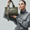 Iria Mini Bag Khaki | Leather Twist