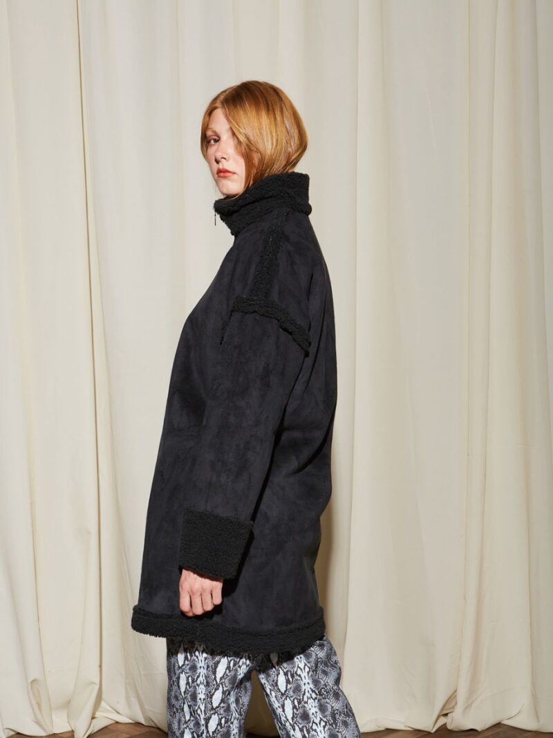 Nonie Mouton Black Jacket | Ananke - Image 3