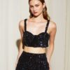 Aria Sequin Crop Top | Ananke