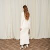 Clara Rib Knit White Dress | Ananke - Image 4