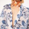 Long-Sleeve Chiffon Shirt Kentima Blue | We Are Design - Image 3
