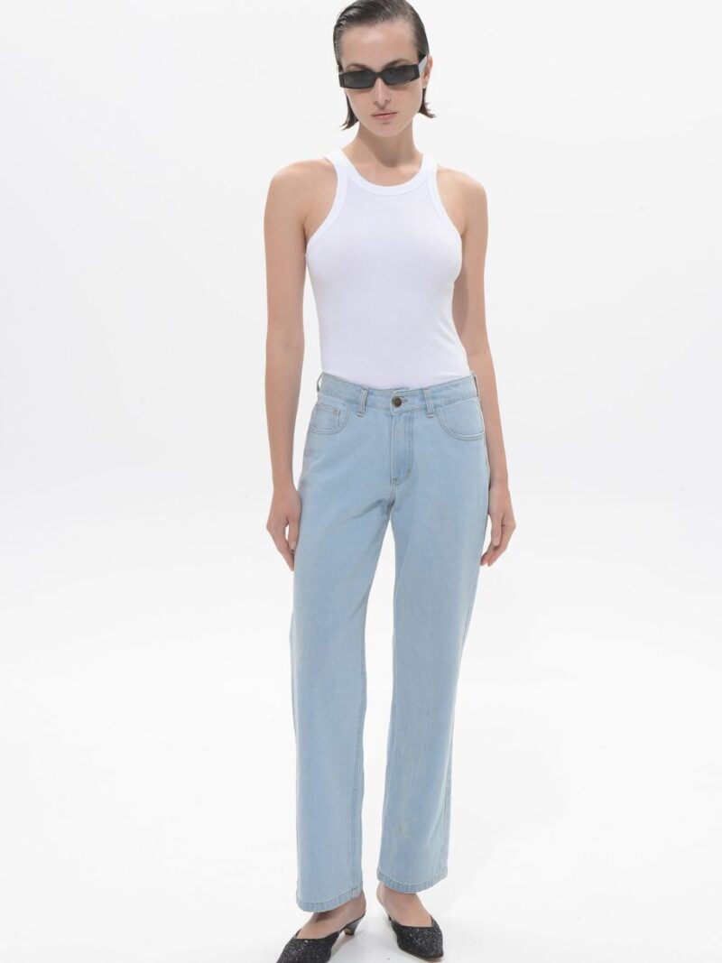 Stacy Light Blue Pants | Sac & Co