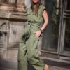 Set Cargo Denim | Khaki | Innocent