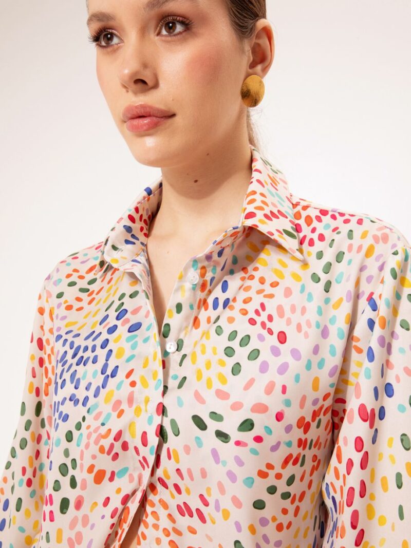 Open-Back Cropped Shirt Votsala | We Are Design