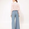 Wide Leg Denim Pants Blue | We Are Design