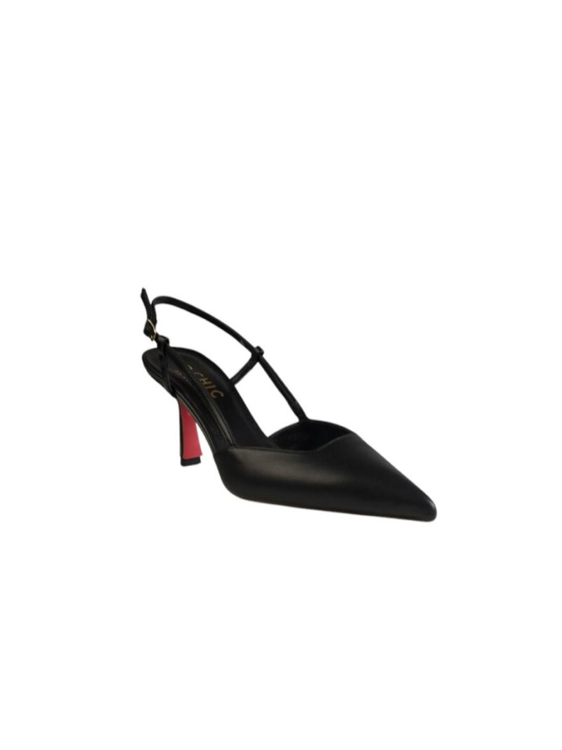 Charlotte Leather Pumps Black | So Chic Shoes