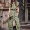 Set Cargo Denim | Khaki | Innocent