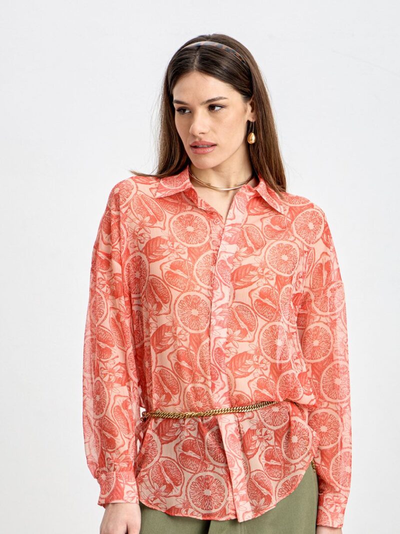 Printed Shirt | Orange | Innocent - Image 2