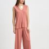 Rib Sleeveless Top Set | Innocent