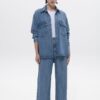 Veronica Mid Blue Tencel Jacket | Sac & Co