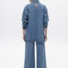 Veronica Mid Blue Tencel Jacket | Sac & Co - Image 2