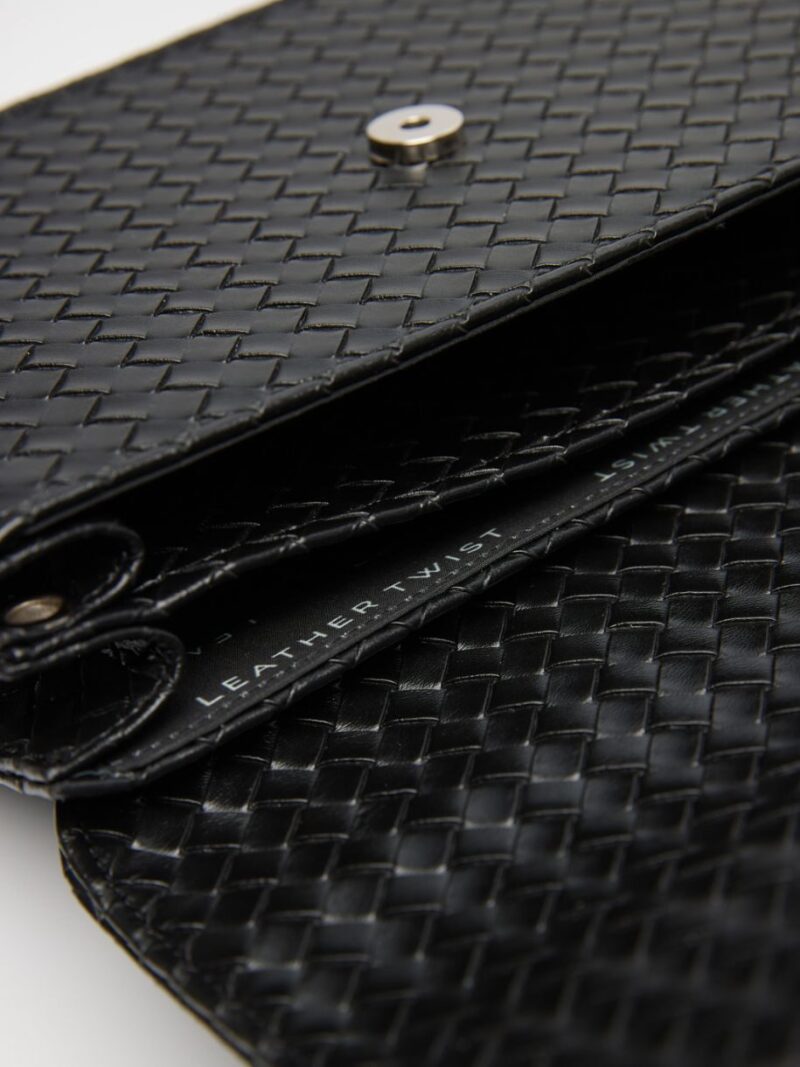 Jackie Crossbody Bag Black | Leather Twist - Image 5