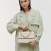 Jackie Crossbody Bag Ecru | Leather Twist