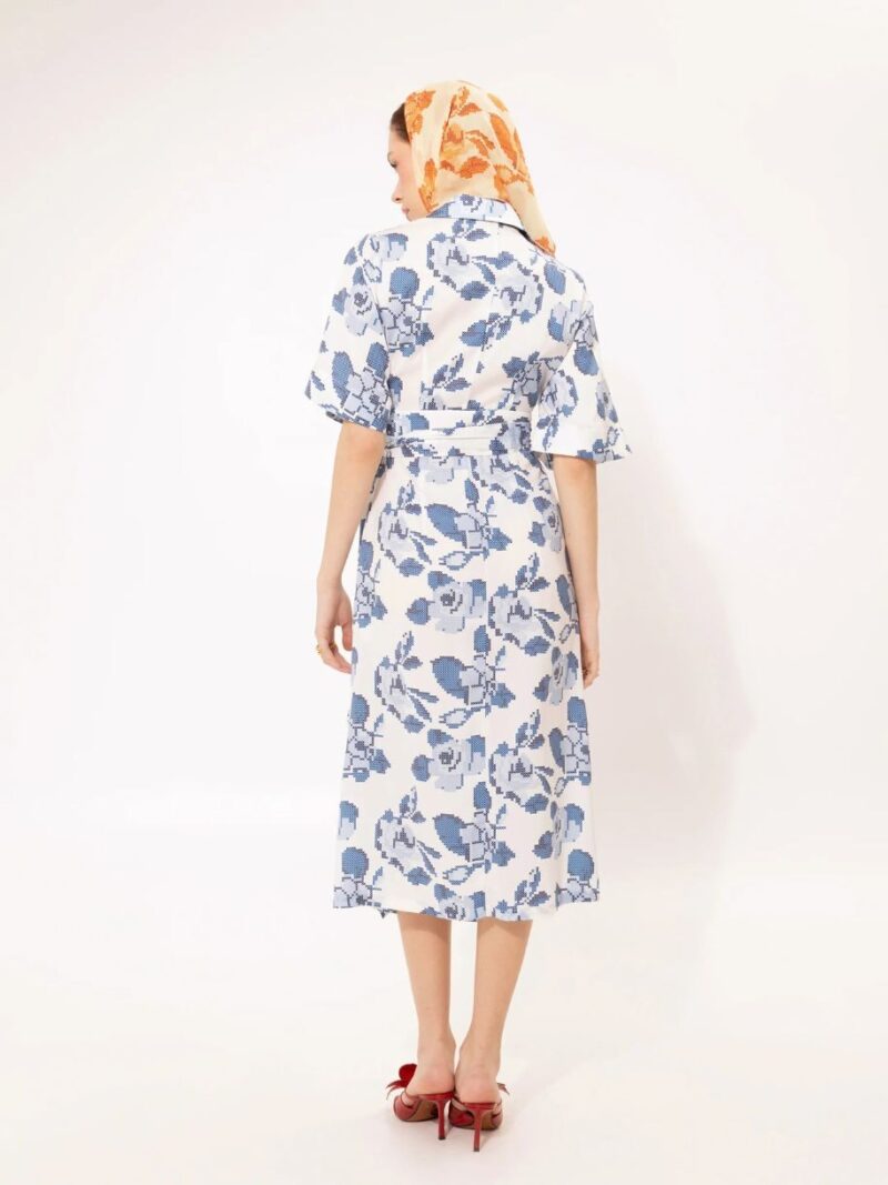 Wrap Midi Dress Kentima Blue | We Are Design - Image 3