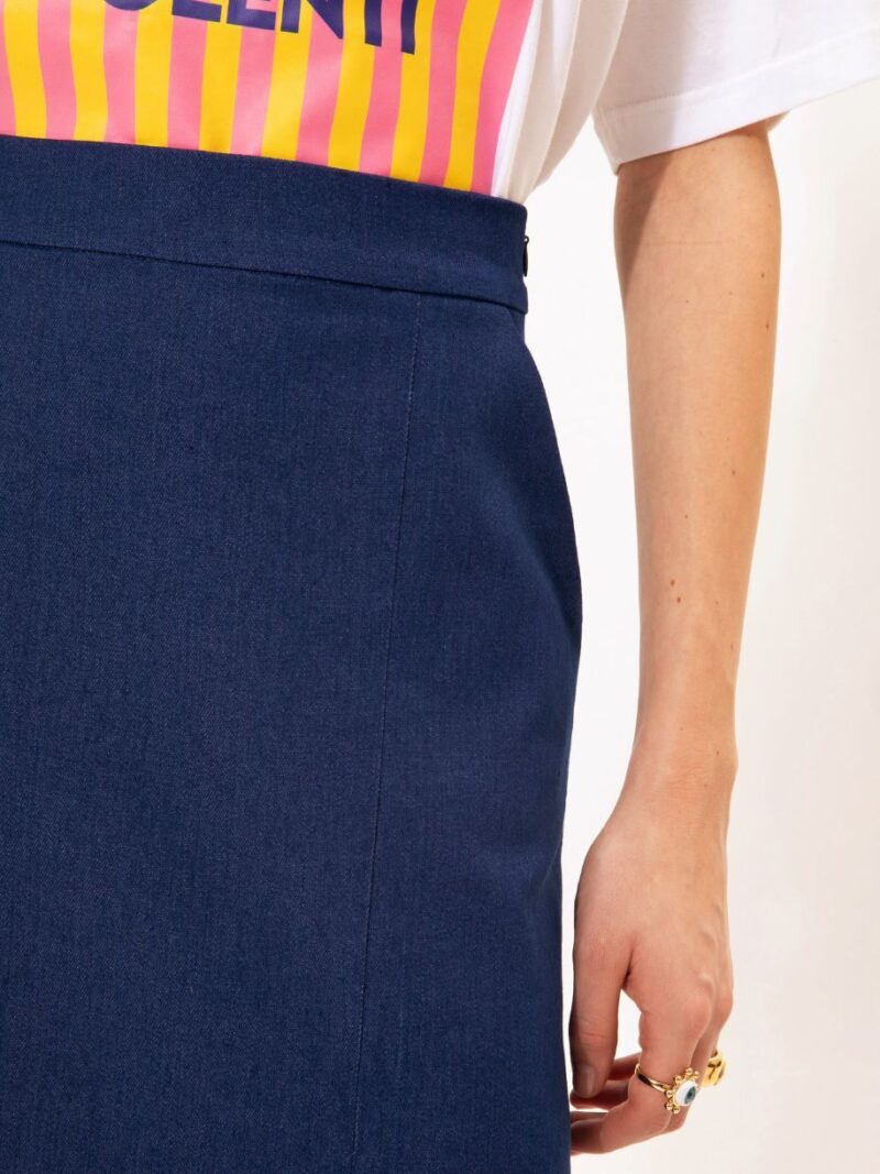 Straight-Line Midi Skirt Denim Blue | We Are Design - Image 3